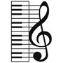 Wallity Escultura de pared Musical Negra
